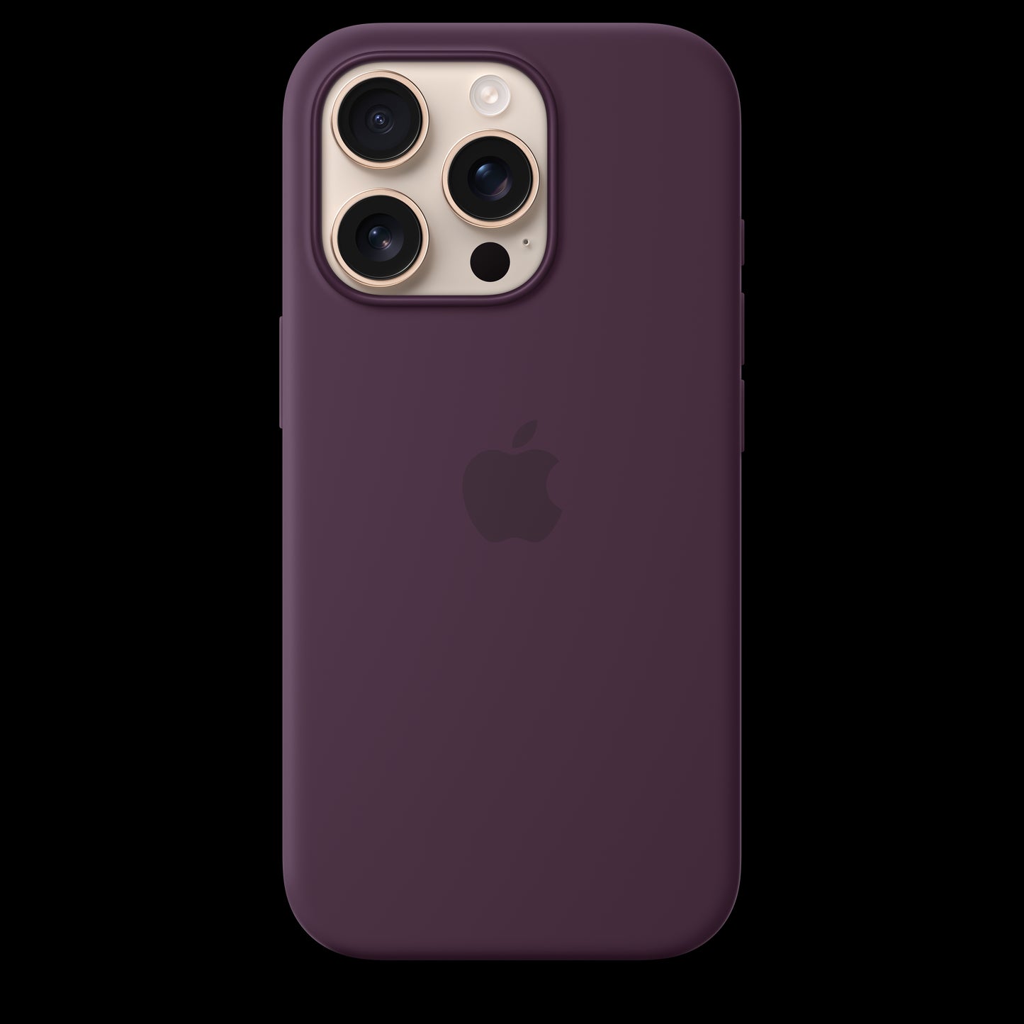 Apple iPhone 16 Pro Silicone Case with MagSafe - Plum - MYYM3ZM/A (2024)