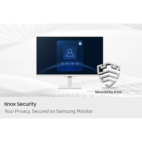 Samsung 27-Inch M5 (M50F) FHD Smart Monitor with Streaming TV, Speakers, White, LS27FM503ENXZA