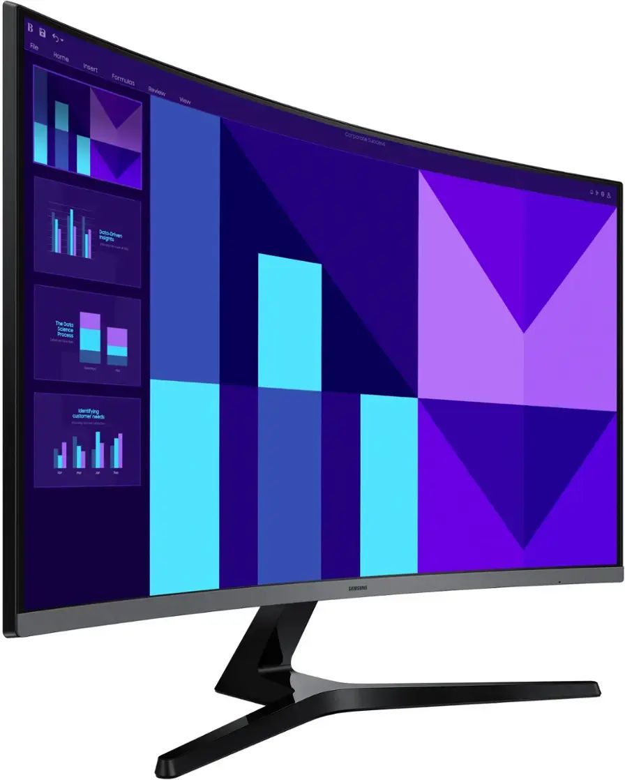 Samsung 32-in S39GD Curved LED Computer Monitor - 4ms - LS32D396GANXZA
