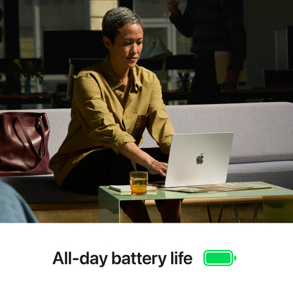 (Open Box) Apple 14-inch MacBook Pro: M4 Pro chip with 14C CPU / 20C GPU, 1TB SSD, 24GB Memory - Silver MX2F3LL/A (Fall24)