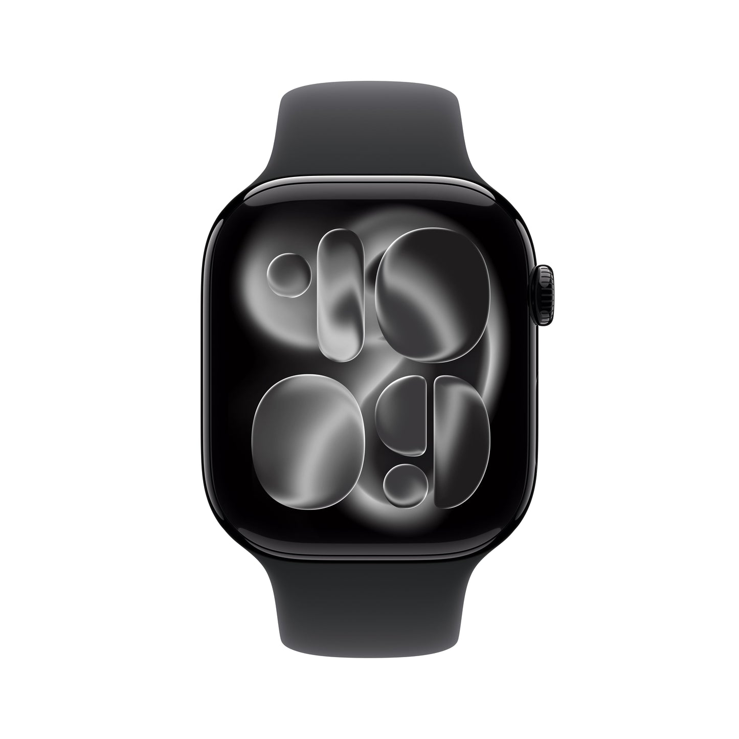 (Open Box) Apple Watch Series 11 GPS 46mm Jet Black Aluminum Case with Black Sport Band - M/L - MEUX4LW/A - (Fall 2025)
