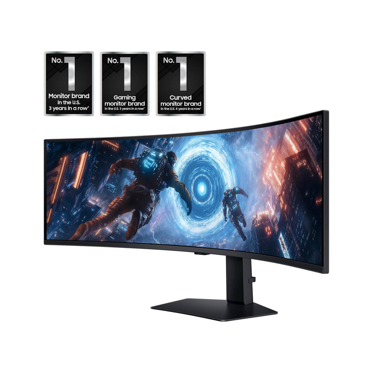 (Open Box) Samsung 49-inch Odyssey G9 (G91F) DQHD, 144Hz, Curved Gaming Computer Monitor - LS49FG910ENXZA
