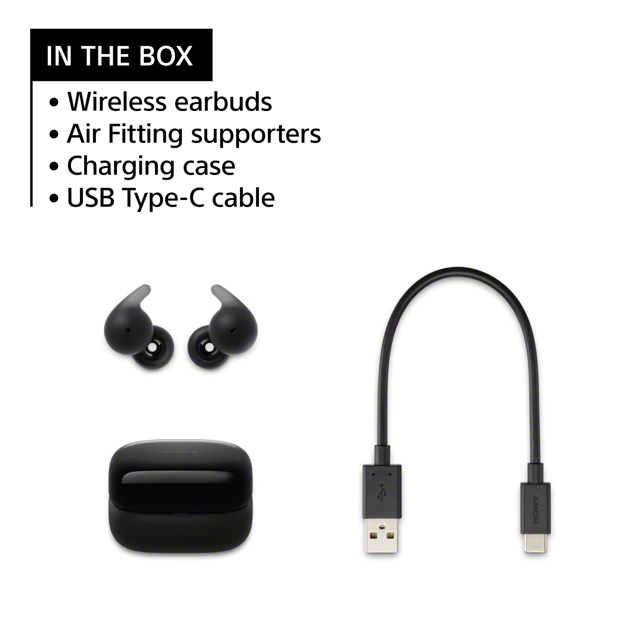 Sony LinkBuds Open Wireless Earbud Headphones with an Open-Ring Design