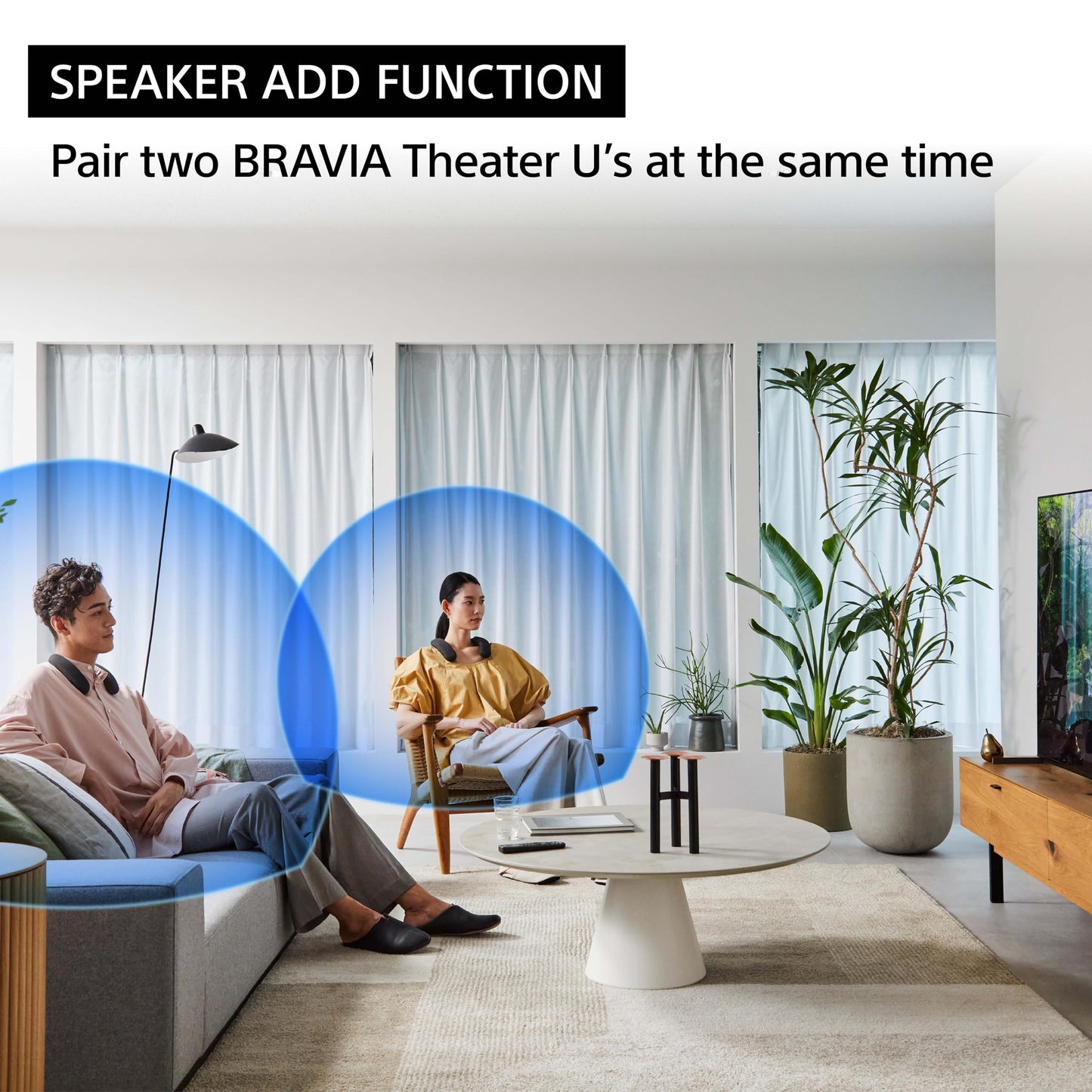 (Open Box) Sony HT-AN7 BRAVIA Theater U Wireless Wearable TV Speaker