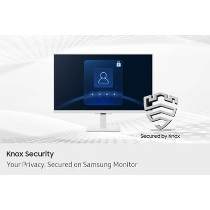 Samsung 32-Inch M5 (M50F) FHD Smart Monitor with Streaming TV, Speakers, White, LS32FM503ENXZA