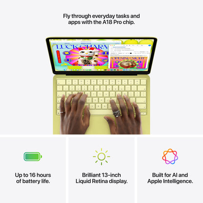 Apple 13-inch MacBook Neo: A18 Pro chip with 6‑core CPU and 5‑core GPU, with Touch ID, 512GB SSD - Blush - MHFJ4LL/A (2026)