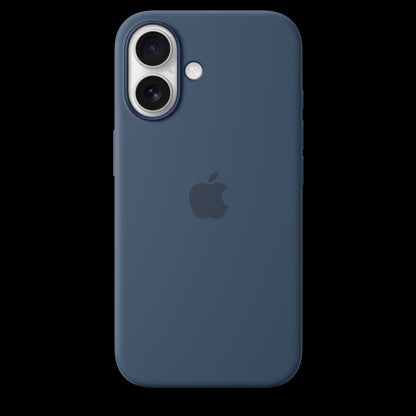 Apple iPhone 16 Silicone Case with MagSafe - Denim - MYY23ZM/A (2024)