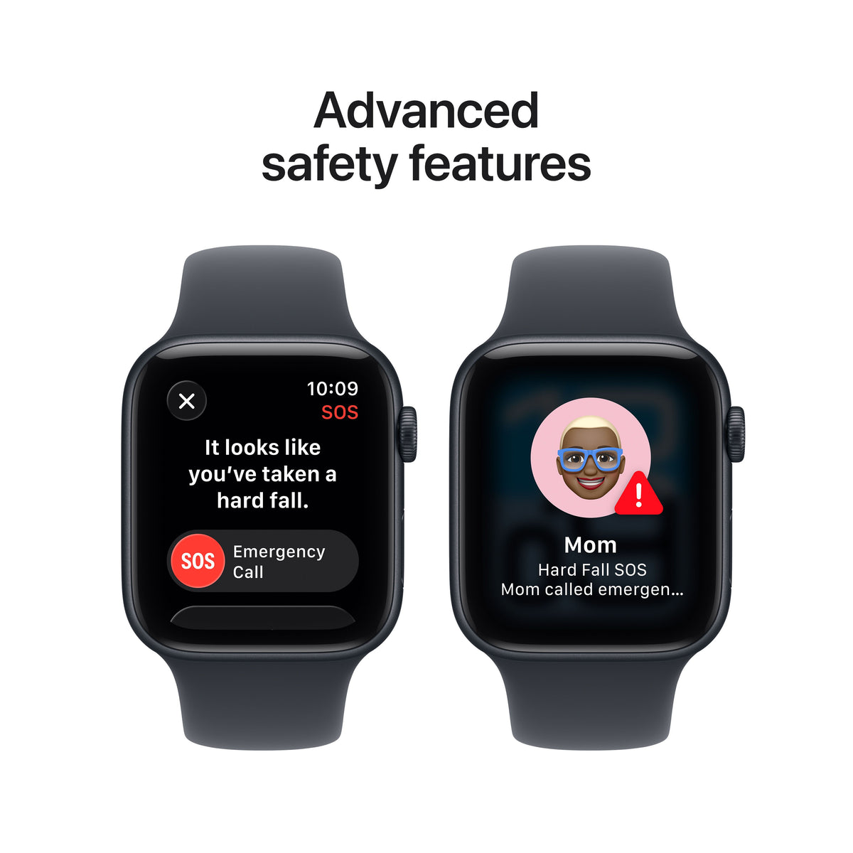 (Open Box) Apple Watch SE 3 GPS 44mm Midnight Aluminum Case with Midnight Sport Band - M/L - MEHQ4LW/A - (Fall 2025)