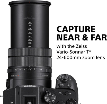 Sony RX10 V 25x Camera with 24–600mm Zoom Lens, 20.1 MP - DSC-RX10M5/B