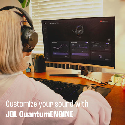 JBL Quantum 250 3.5mm Wired Gaming Headset; Universal, 50mm Drivers - Black