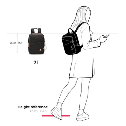 Swissdigital KATY ROSE NG Black M Backpack