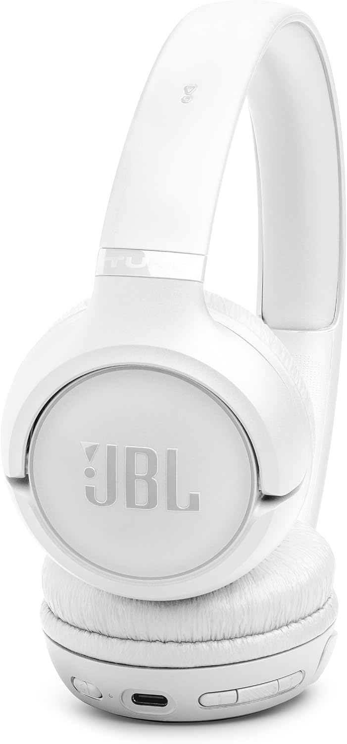 JBL Tune 530BT On Ear Bluetooth Headphones - White
