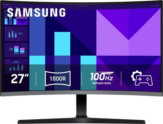 Samsung 27-in S39GD Curved LED Computer Monitor - 4ms - LS27D396GANXZA