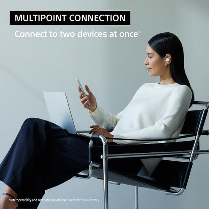 Sony WF-C710N Truly Wireless Noise Canceling Earbuds | White