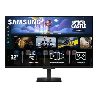 Samsung 32-Inch M5 (M50F) FHD Smart Monitor with Streaming TV, Speakers, Black, LS32FM502ENXZA