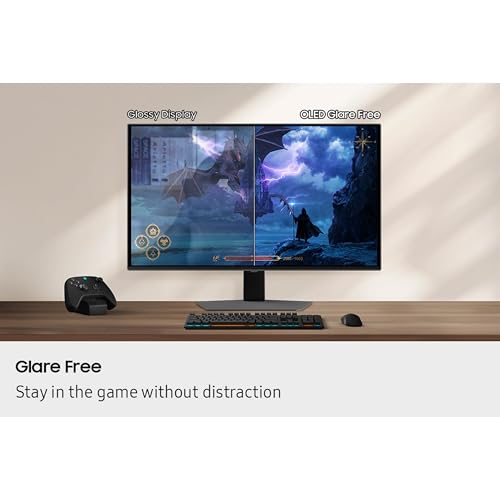 Samsung 27-Inch Odyssey OLED G6 G60SF QHD Gaming Monitor G-Sync Compatible - 3 Yr Warranty -  LS27FG602SNXZA - 2025