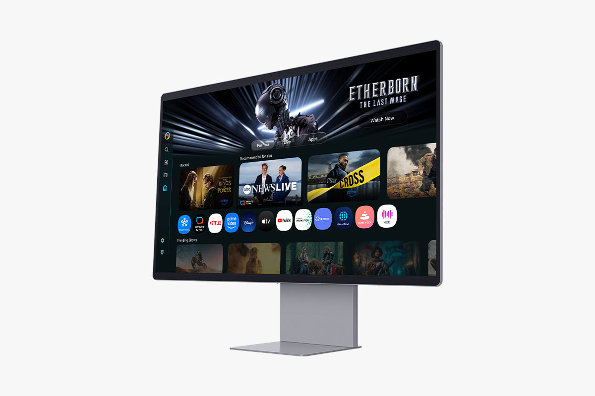 (Open Box) Samsung 32-in Smart Monitor M9 M90SF 4K OLED Samsung Vision AI - Black - LS32FM902SNXZA