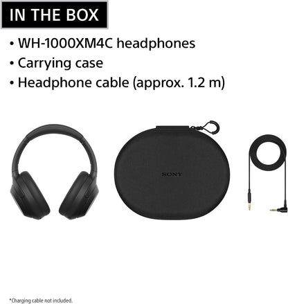 Sony WH-1000XM4C Wireless Noise Cancelling Headphones | Black (M4 2nd Gen)