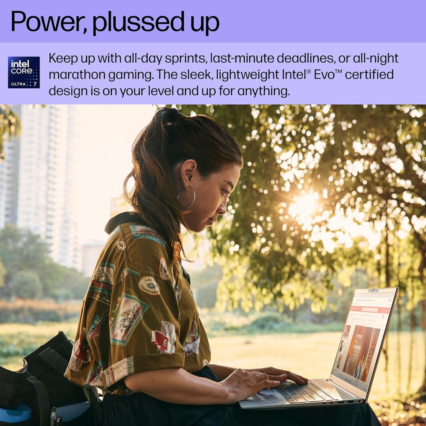 (Open Box) HP Pavilion Plus 16-in Laptop Computer - 16-ab1010nr (EVO) Ultra 7-155H 16.0" 16GB 512GB SSD