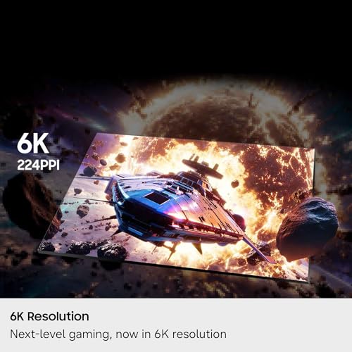 Samsung 32-in Computer Monitor - 6K, IPS, 165Hz (DLG 3K 330Hz), DP 2.1 - LS32HG802ESXZA (2026)