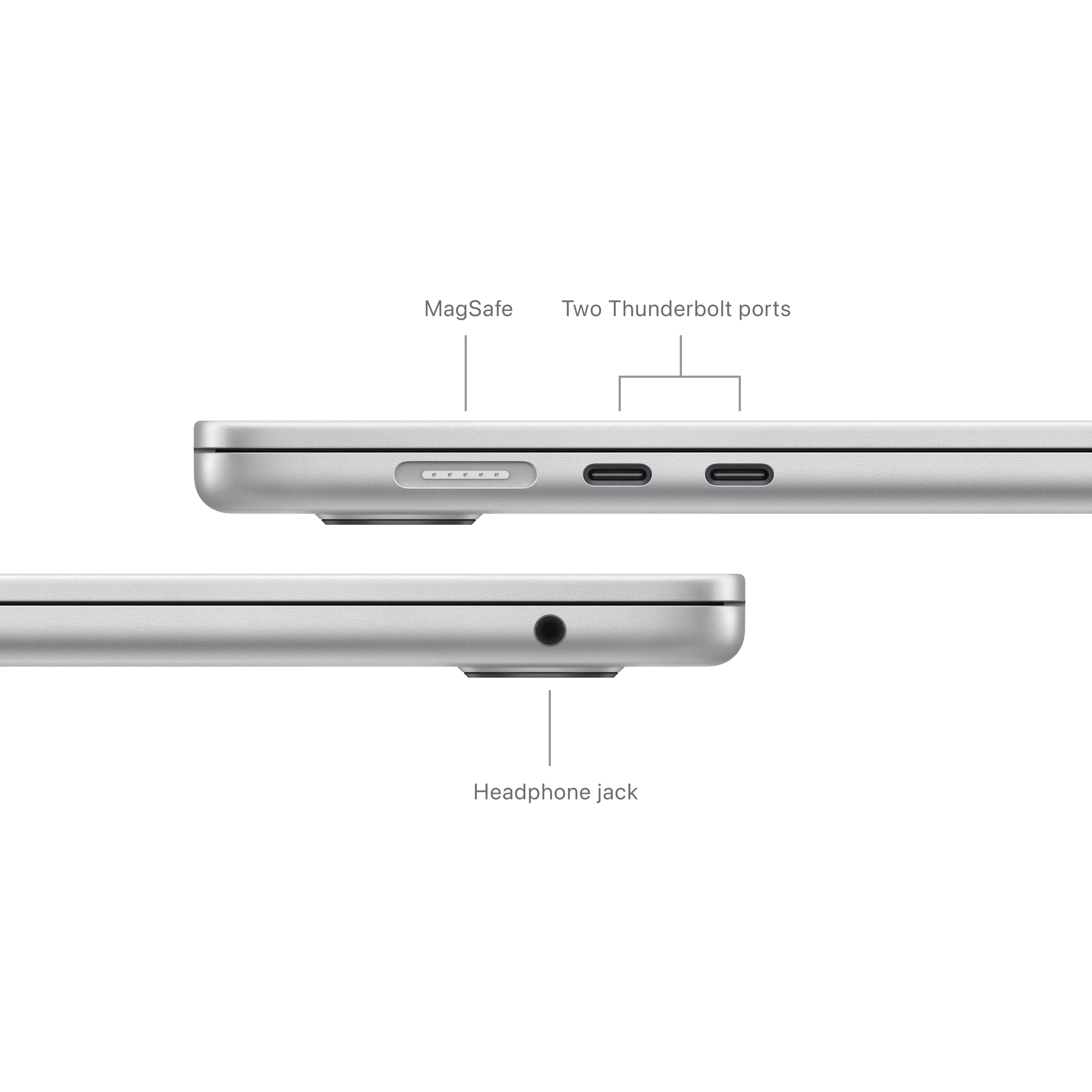 Apple 15-inch MacBook Air: M3 chip with 8C CPU / 10C GPU, 256GB SSD, 1