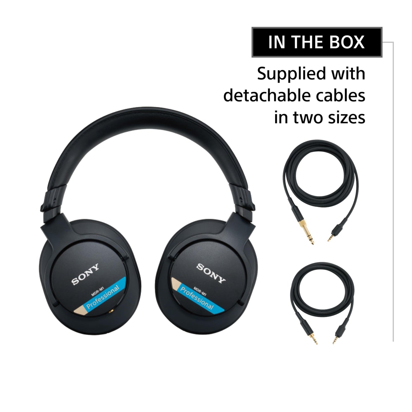 (Open Box) Sony MDR-M1 Professional Reference Closed Monitor Headphones