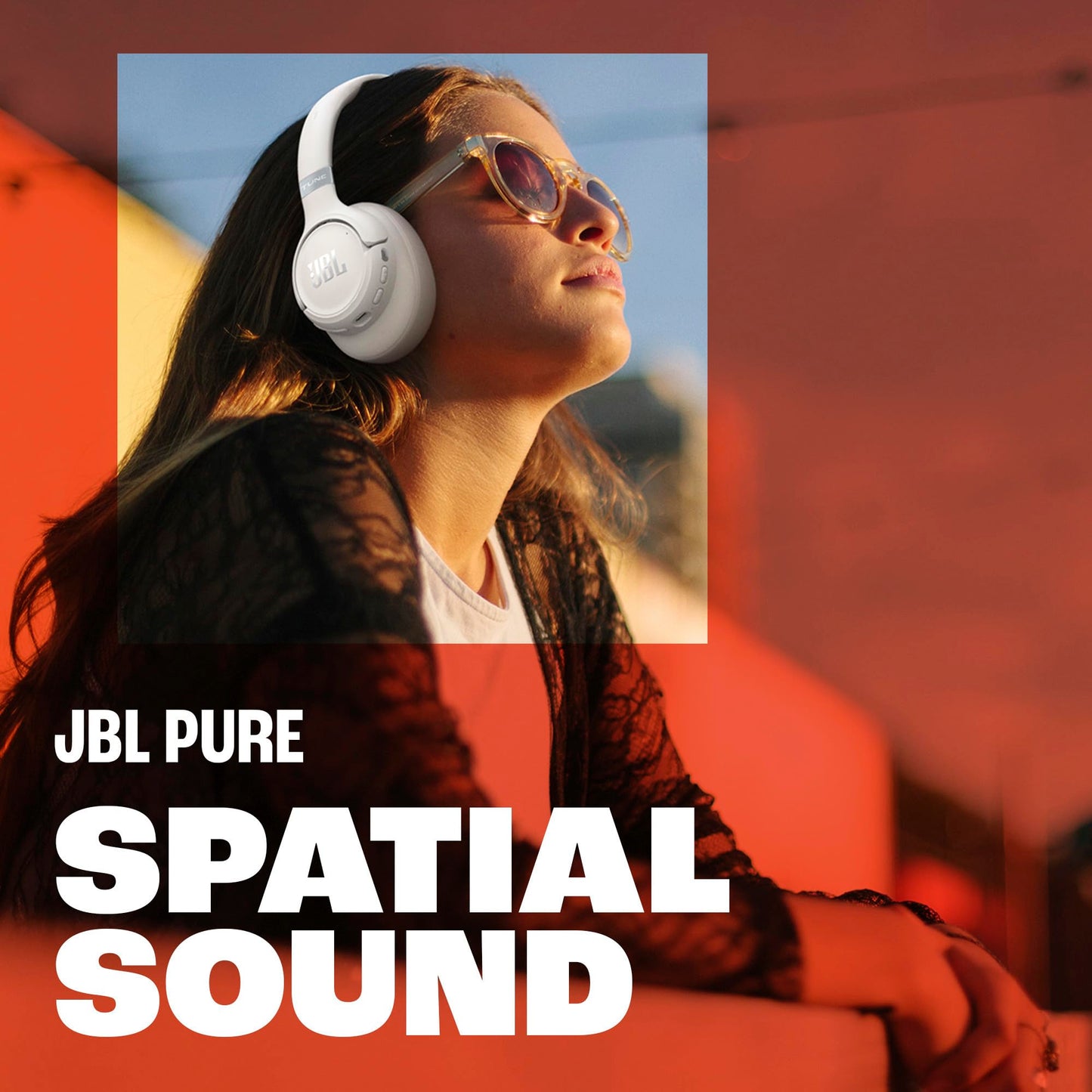 JBL Tune 780NCBT Active Noise Cancelling Over Ear Bluetooth Headphone - White
