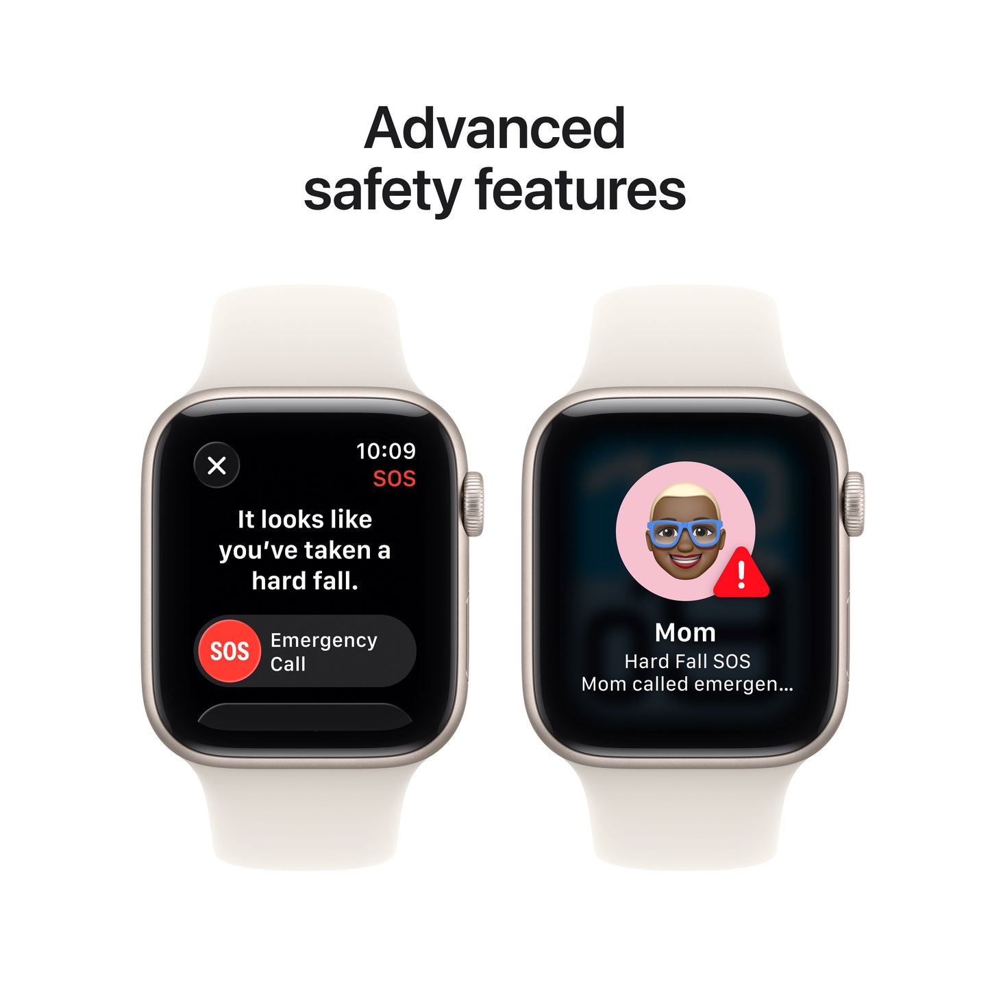 (Open Box) Apple Watch SE 3 GPS + Cellular 44mm Starlight Aluminum Case with Starlight Sport Band - M/L - MEPF4LW/A - (Fall 2025)