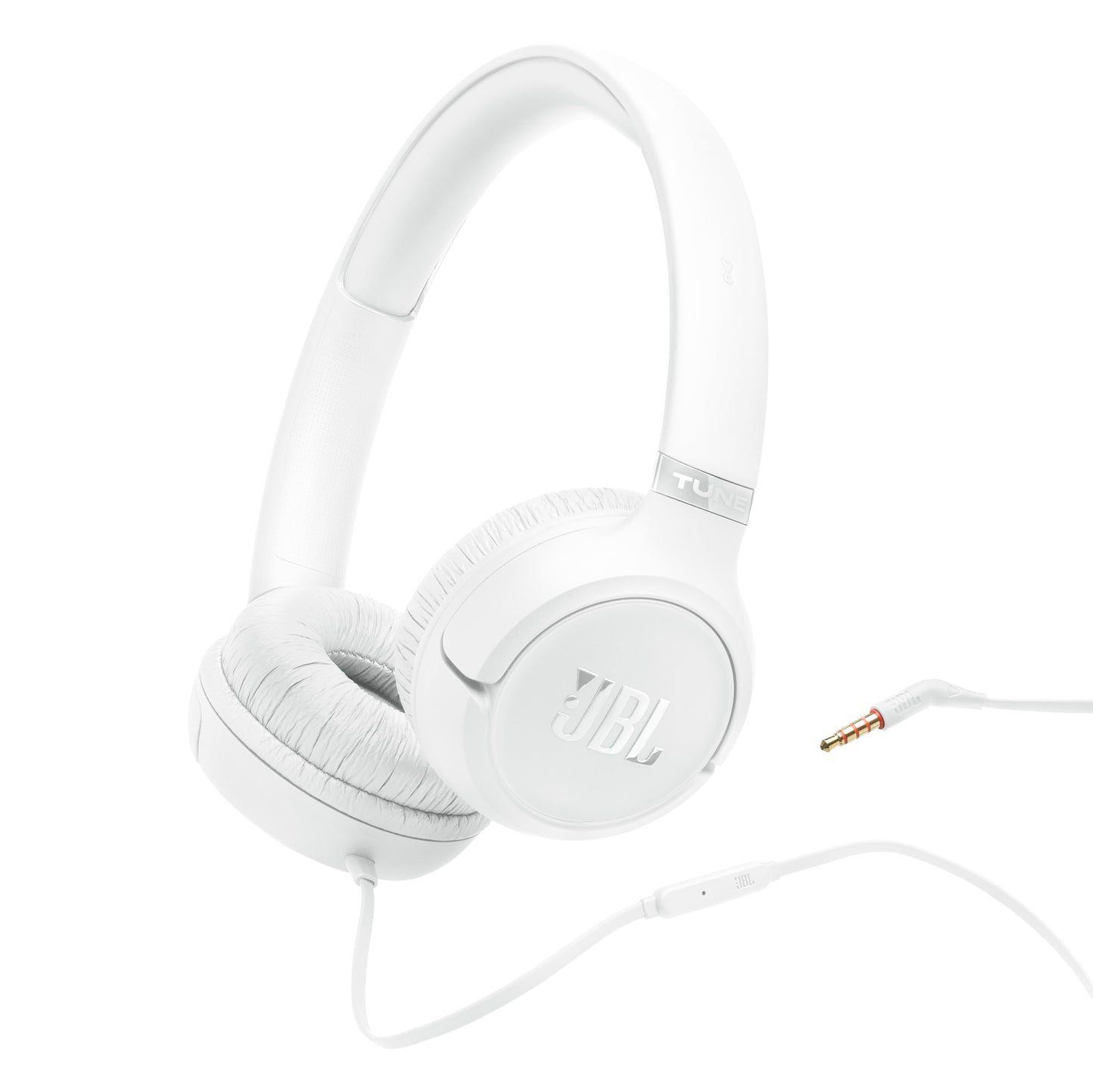 JBL Tune 530 3.5mm Wired on ear Headphones - White