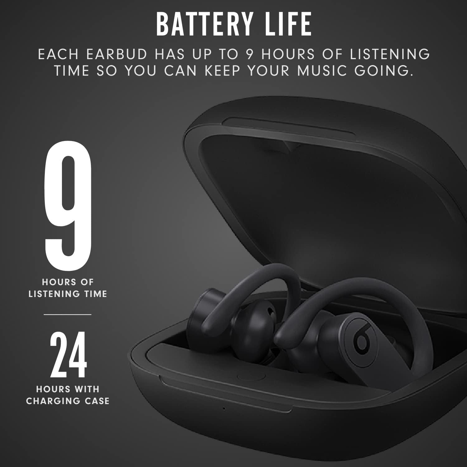 Open Box) Powerbeats Pro - Totally Wireless Earphones - Black