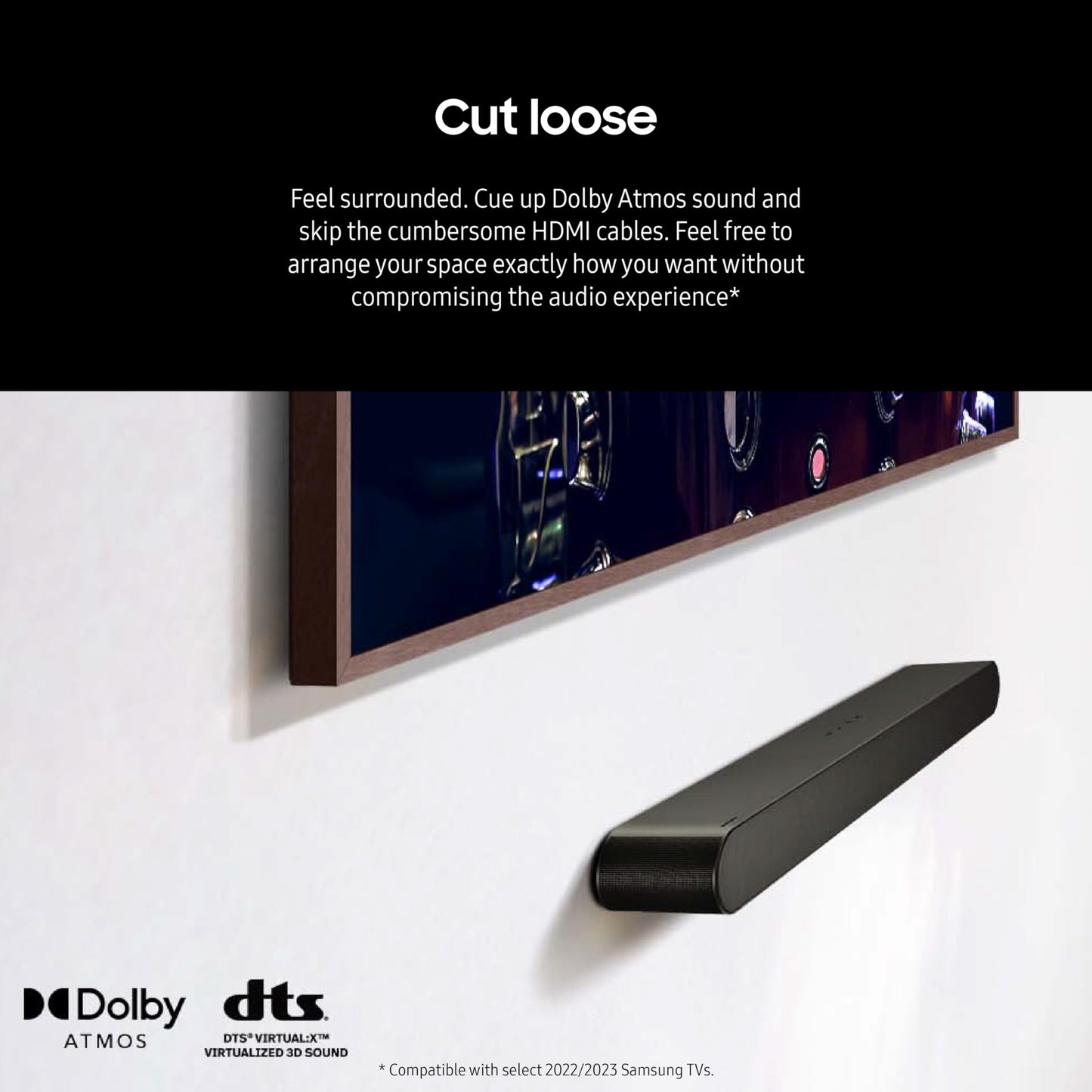 Samsung S60D 5.0ch Soundbar w/Wireless Dolby Atmos Audio, HW-S60D/ZA (2024)