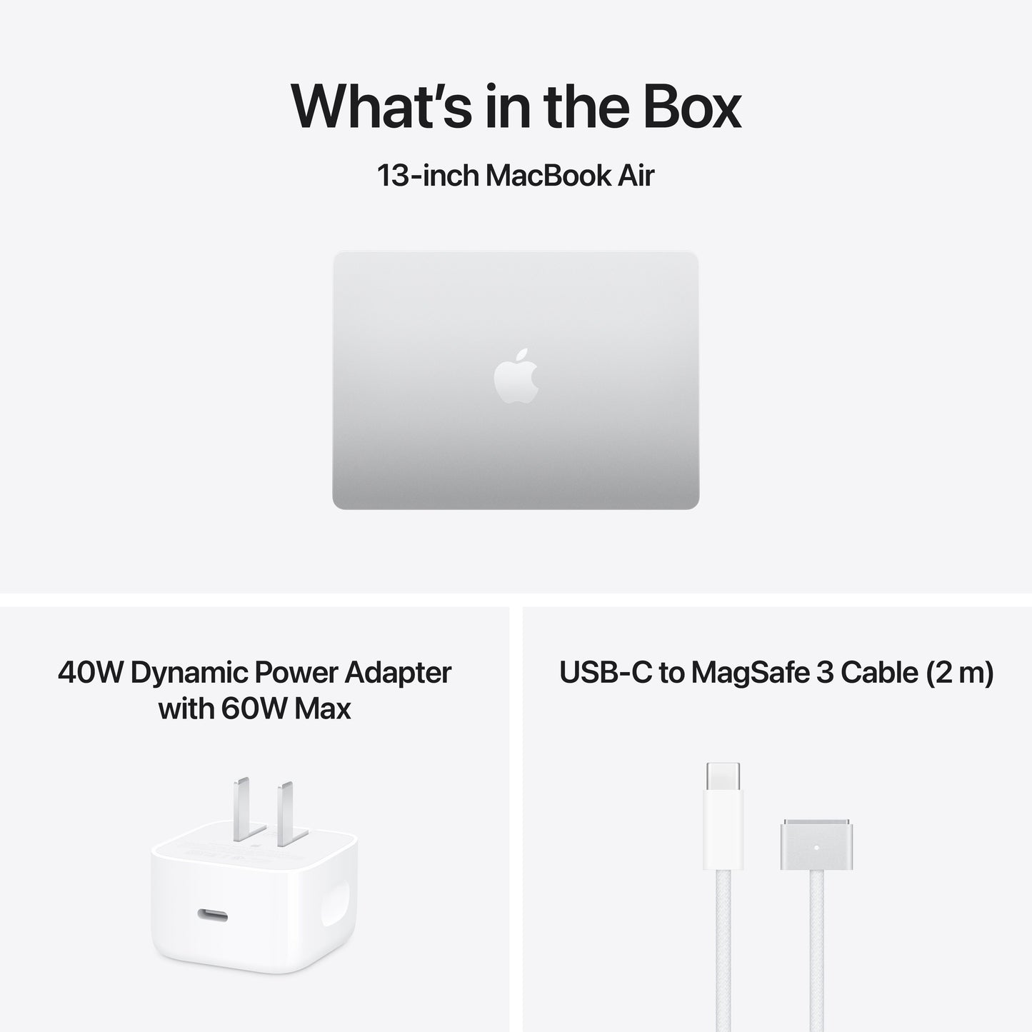 Apple 13-inch MacBook Air: Apple M5 chip w 10-core CPU - 10-core GPU, 1TB SSD, 16GB RAM - Silver - MDH84LL/A - (2026)
