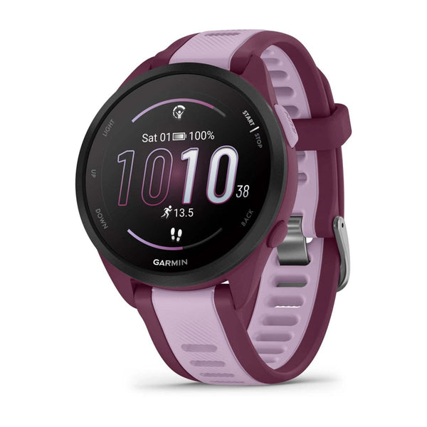 Garmin Forerunner 165 Music Fitness and Running Smartwatch, Berry / Li
