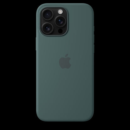 Apple iPhone 16 Pro Max Silicone Case with MagSafe - Lake Green - MA7V4ZM/A (2024)