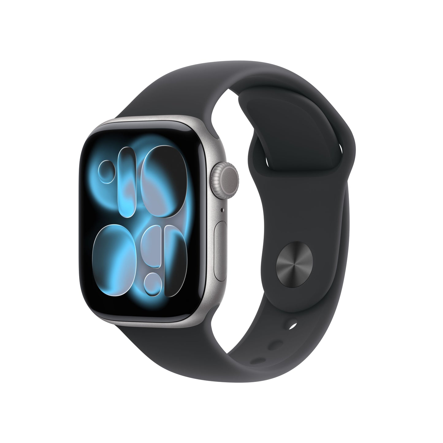(Open Box) Apple Watch Series 11 GPS 42mm Space Gray Aluminum Case with Black Sport Band - M/L - MEQX4LW/A - (Fall 2025)