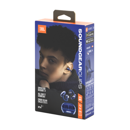 JBL Soundgear Clips Bluetooth Earbuds - Blue