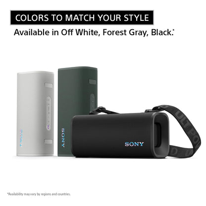 Sony ULT Field 3 Wireless Portable Bluetooth Speaker, Waterproof, 24 Hour Battery and Shoulder Strap (SRSULT30B), Black