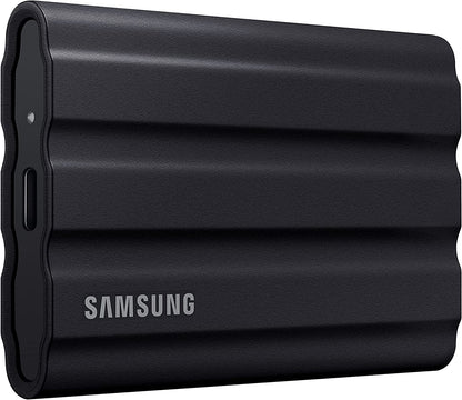 (Open Box) Samsung T7 Shield 4TB, Portable SSD, Water & Dust Resistant - MU-PE4T0S/AM - Black