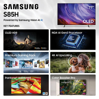 Samsung S85H 77-in OLED TV - QN77S85HAEXZA (2026)
