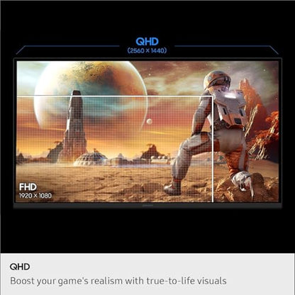 Samsung 27-in QHD, IPS, 180Hz, 1ms, G-Sync - LS27FG502ENXZA