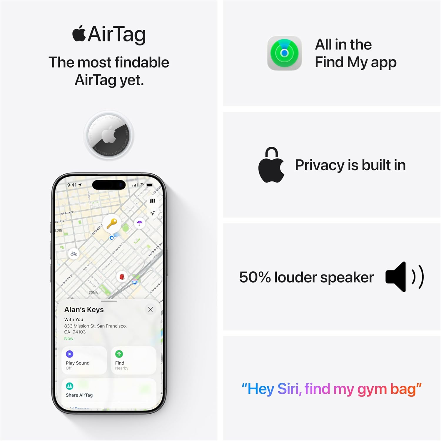 Apple AirTag 2nd Generation - Single Pack