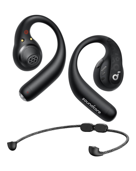ぴろしき出品　ANKER Soundcore AeroFit Pro Soundcore by Anker AeroFit Pro | Secure Open-Ear Sport Earbuds - Black