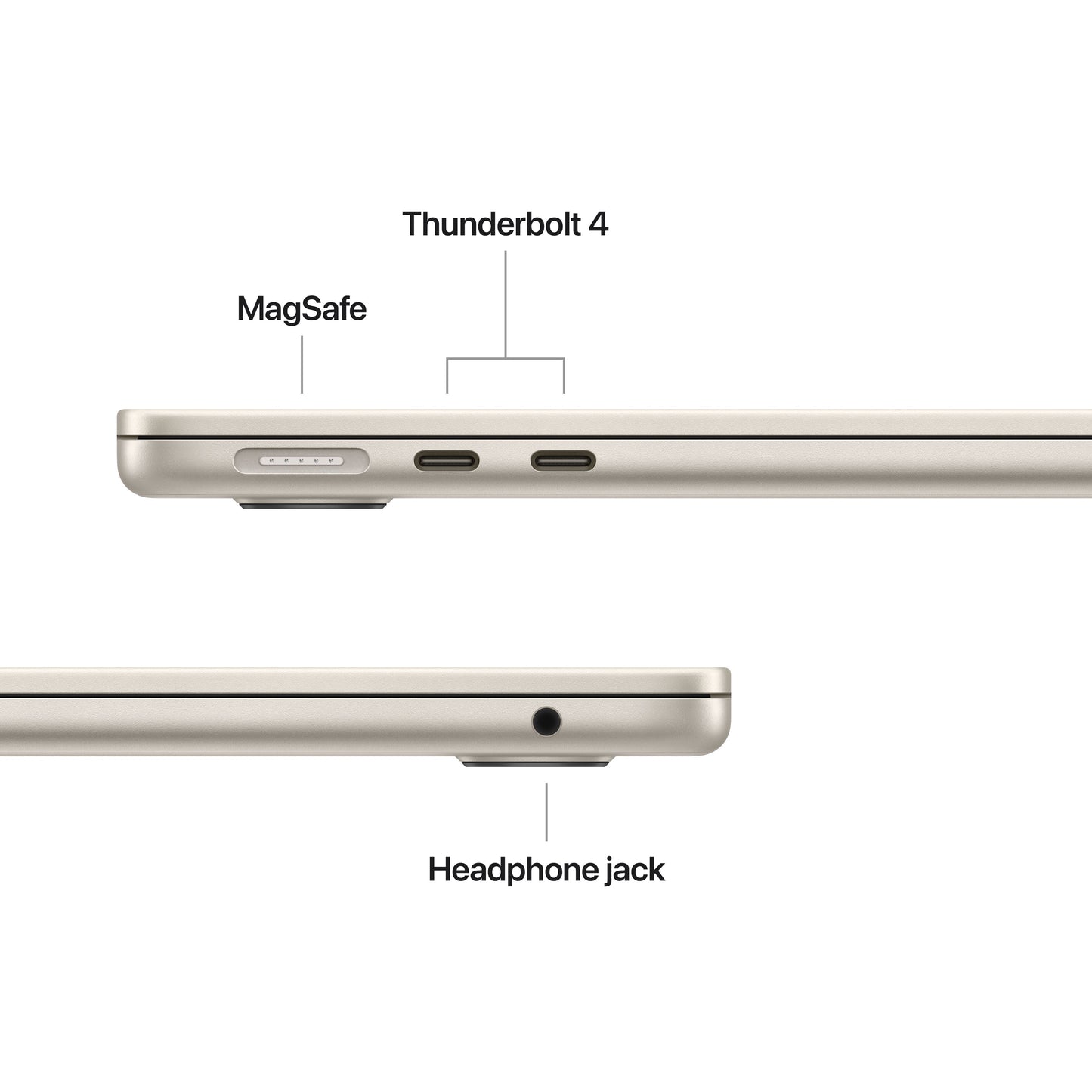 Apple 13-inch MacBook Air: Apple M5 chip w 10-core CPU - 10-core GPU, 1TB SSD, 16GB RAM - Starlight - MDHC4LL/A - (2026)