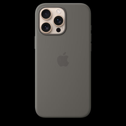 Apple iPhone 16 Pro Max Silicone Case with MagSafe - Stone Gray - MYYV3ZM/A (2024)