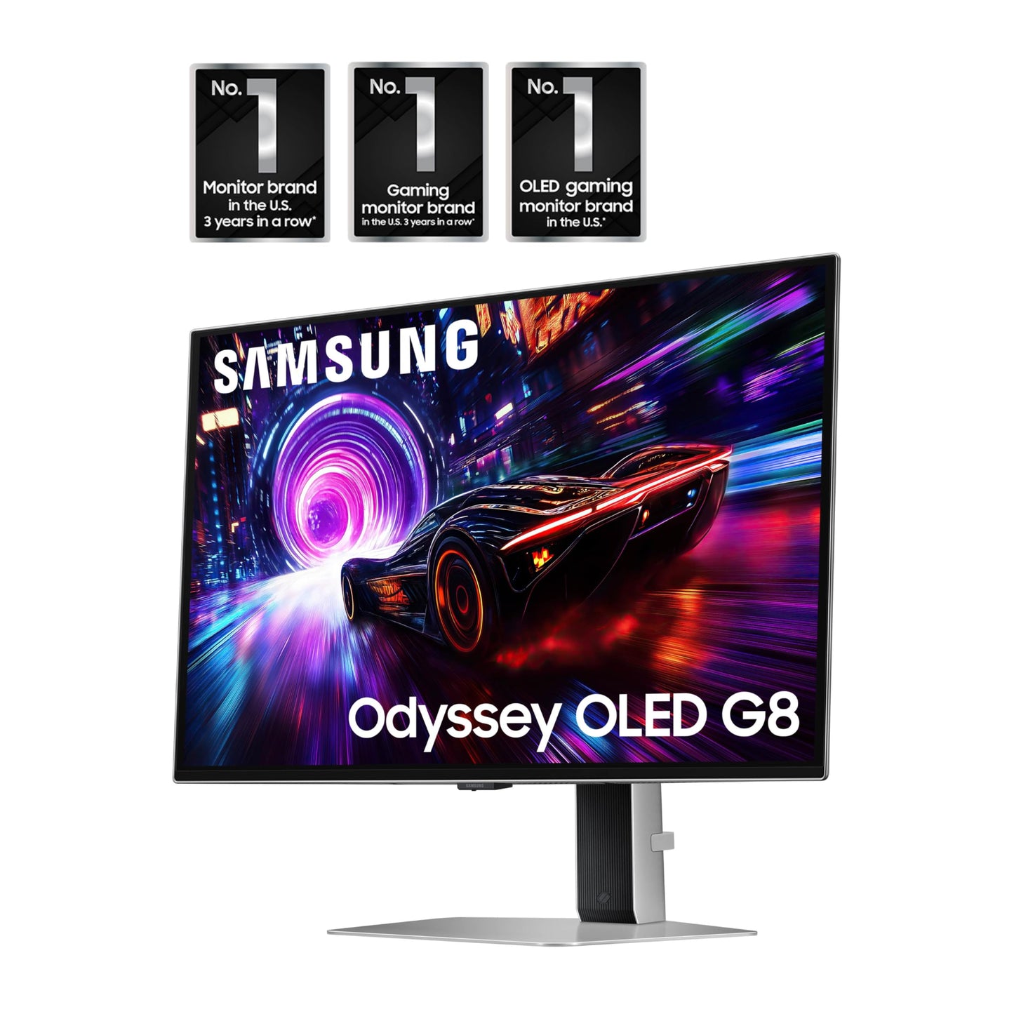 Samsung 27-inch Odyssey QD-OLED G8 (G81SF), 4K, 240Hz, Gaming Computer Monitor - LS27FG810SNXZA