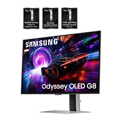 Samsung 27-inch Odyssey QD-OLED G8 (G81SF), 4K, 240Hz, Gaming Computer Monitor - LS27FG810SNXZA
