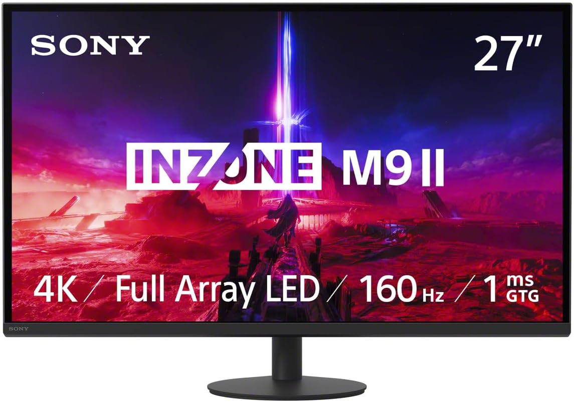 Sony INZONE M9 II 27-in 4K UHD 160Hz Full Array LED 1ms Gaming Monitor - SDM27U9M2B