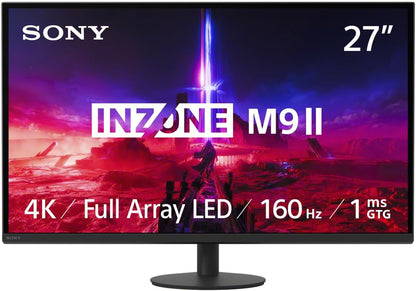 Sony INZONE M9 II 27-in 4K UHD 160Hz Full Array LED 1ms Gaming Monitor - SDM27U9M2B