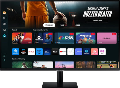 Samsung 43-in M7 (M70D) Series 4K UHD Smart Monitor with Streaming TV, LS43DM702UNXGO (2024)