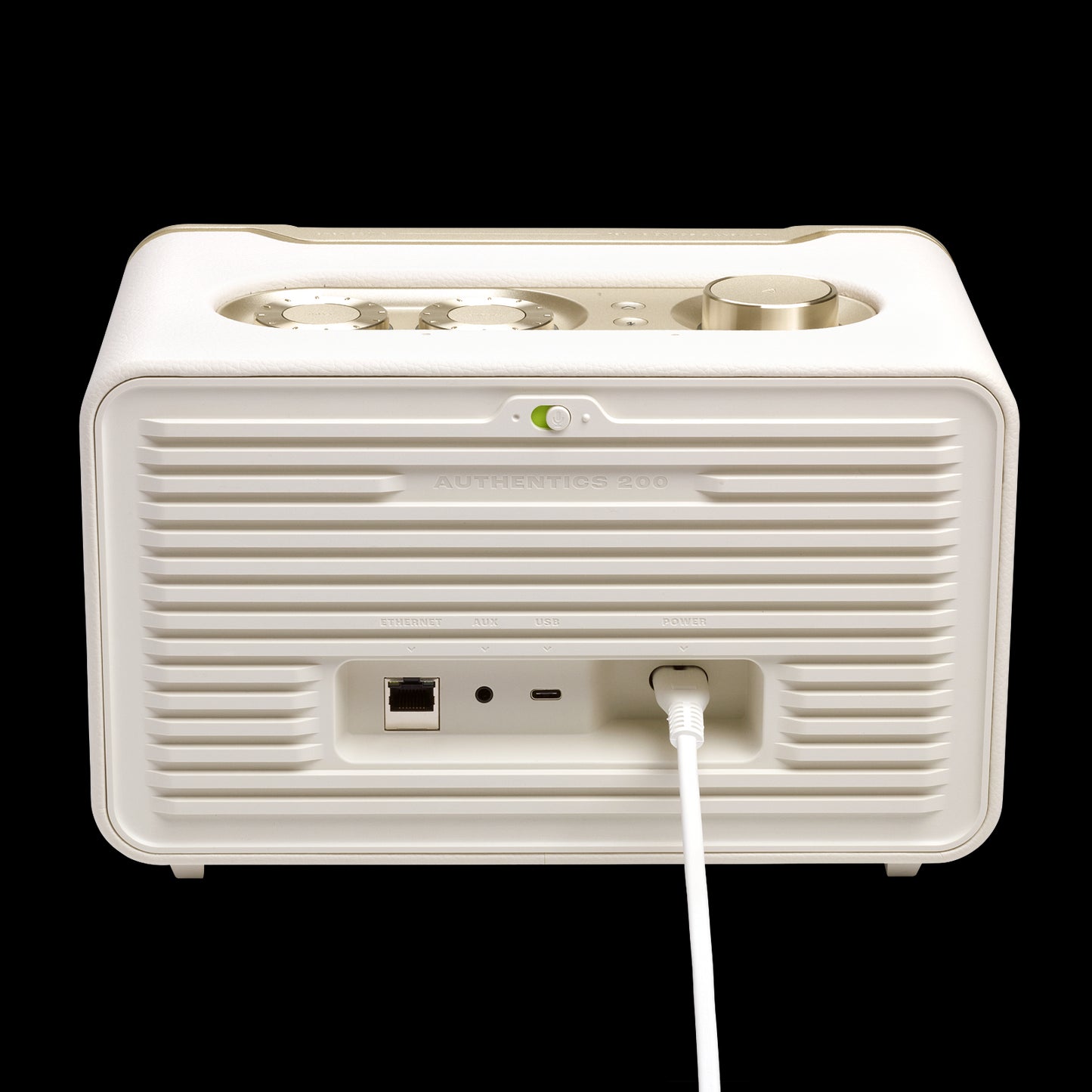 JBL Authentics 200 Alexa and Google Voice Enabled WiFi Speaker - White